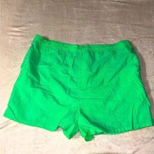 Vintage Gitano neon green shorts size large